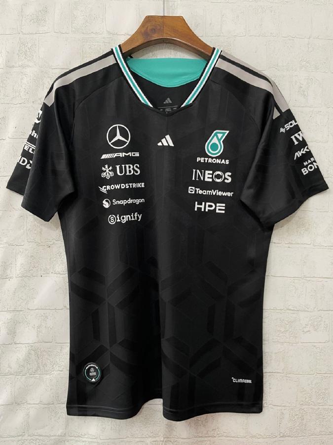 Mercedes-AMG Petronas Black Team Jersey Front