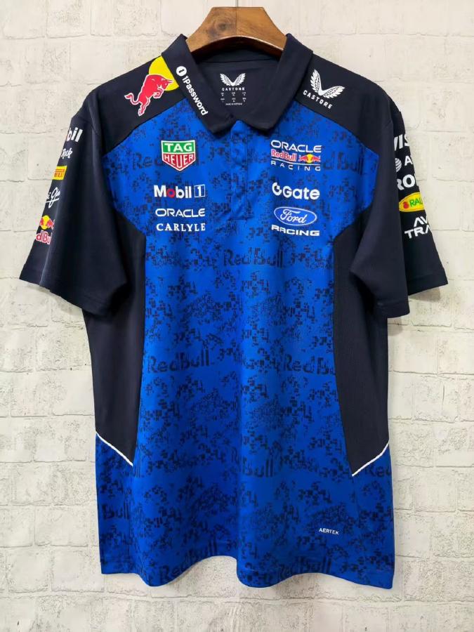 Oracle Red Bull Racing Blue Team Jersey Front