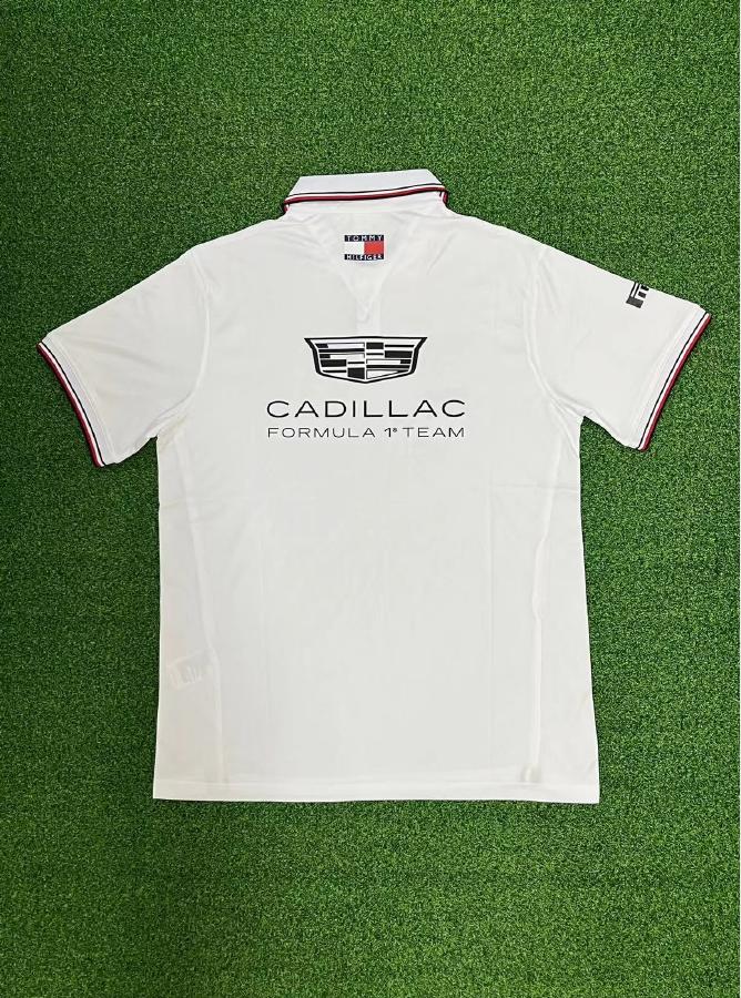 Cadillac Formula 1 White Team Polo Front