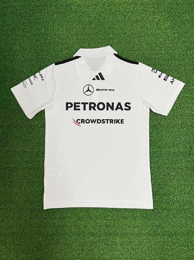 Mercedes-AMG Petronas White Team Jersey Back