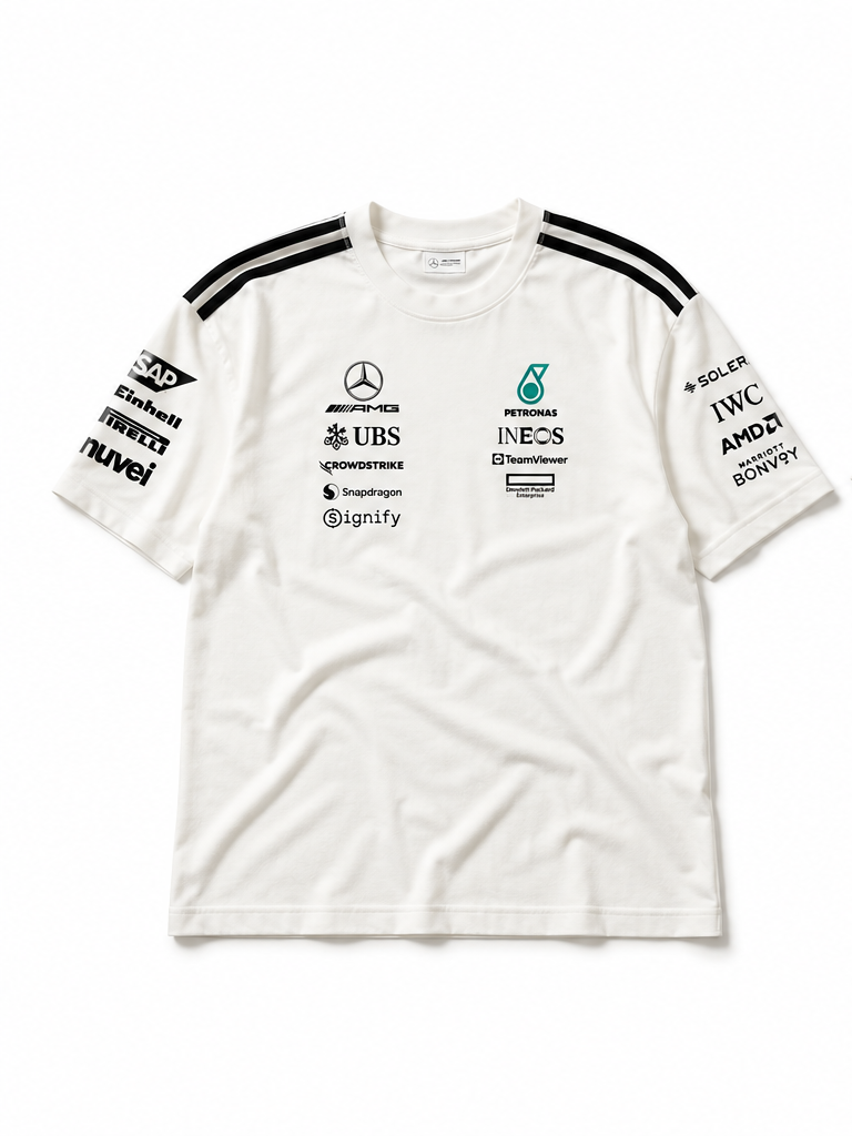 Mercedes White Team T-shirt