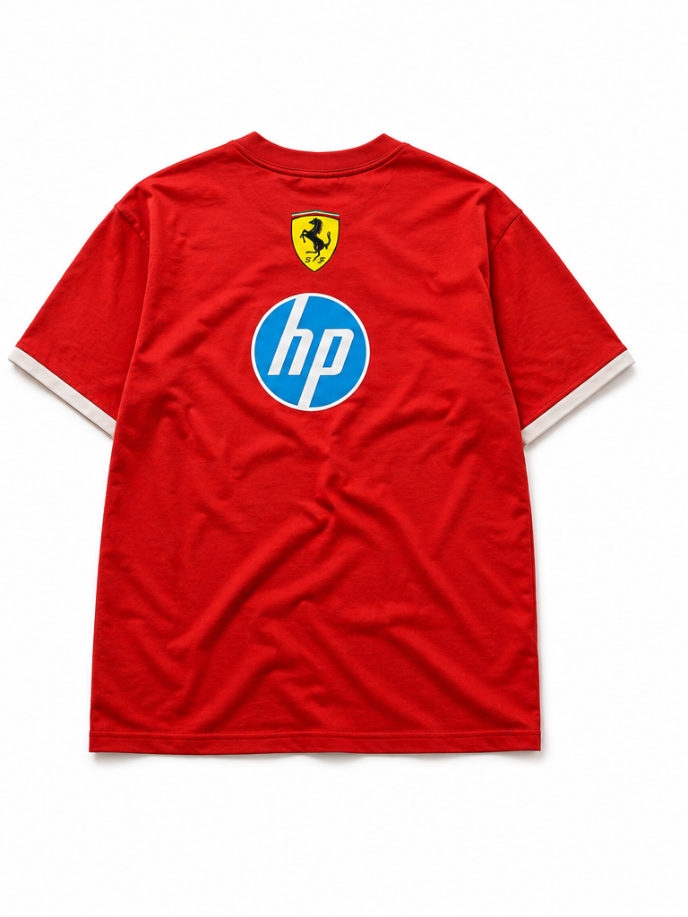 SF Racing Rosso Oversized T-shirt Back
