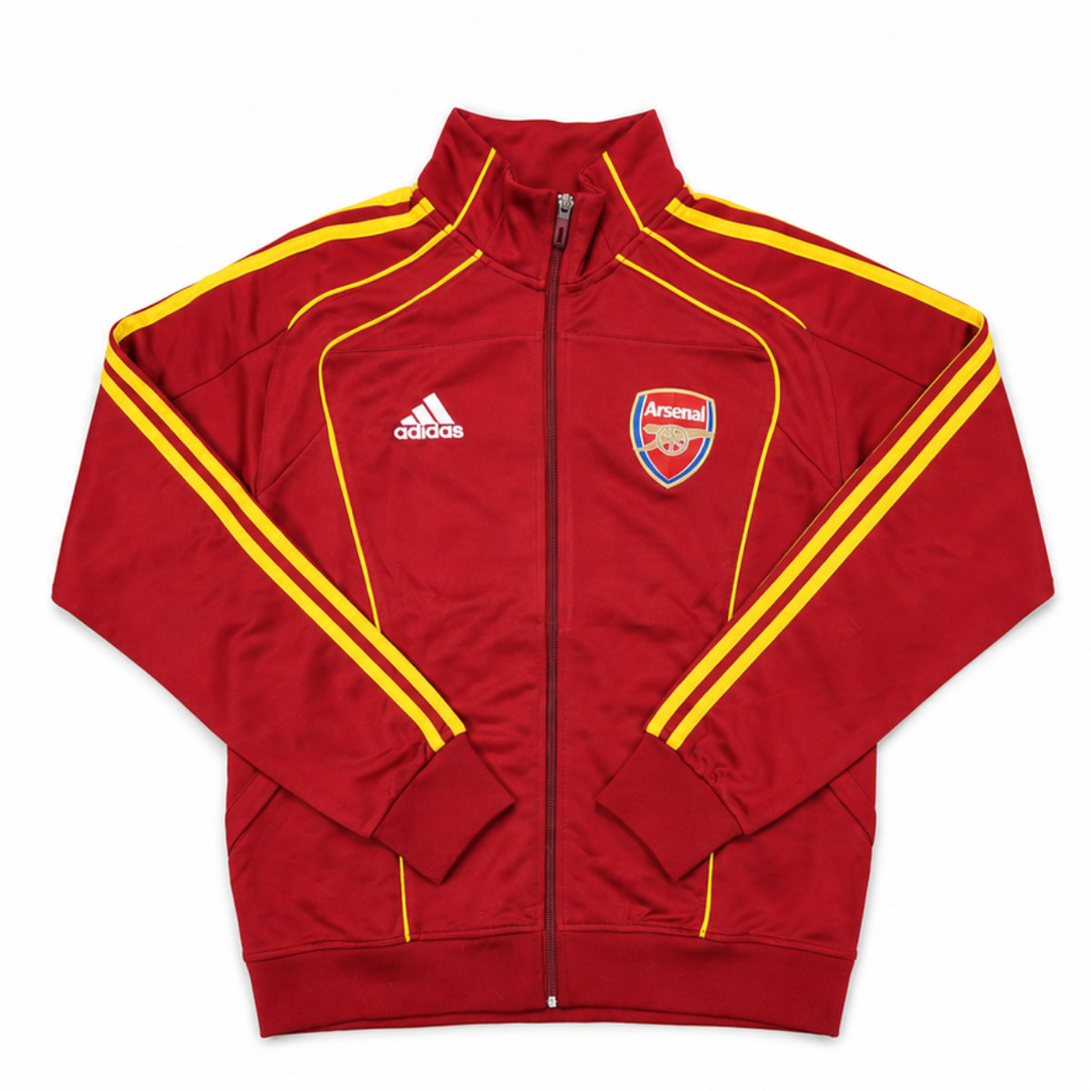 Red Retro Track Jacket Front