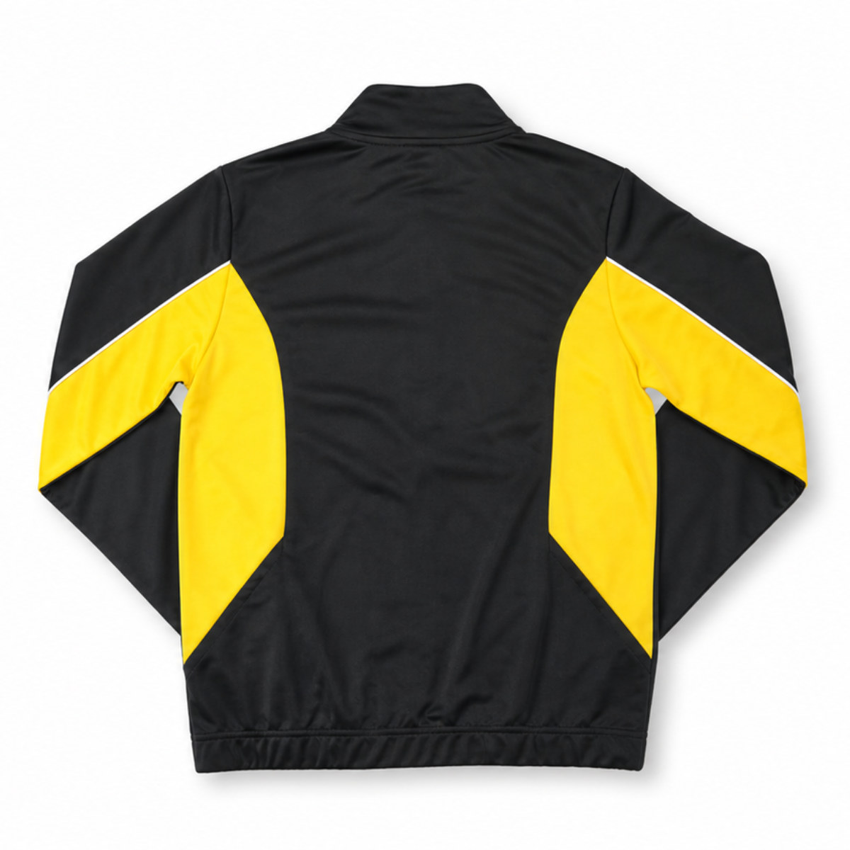 Black Retro Track Jacket Back