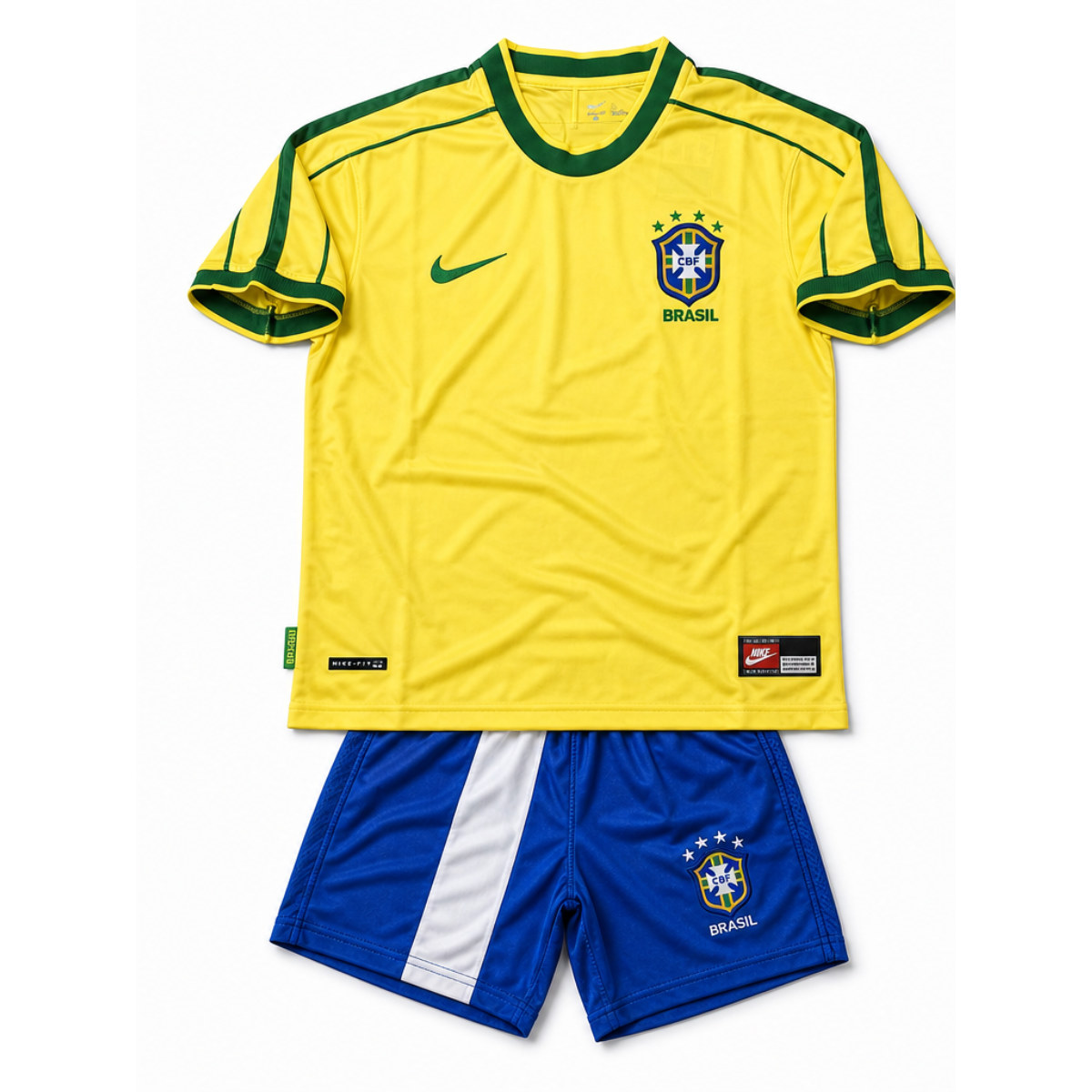 Brazil Home Retro Jersey Front