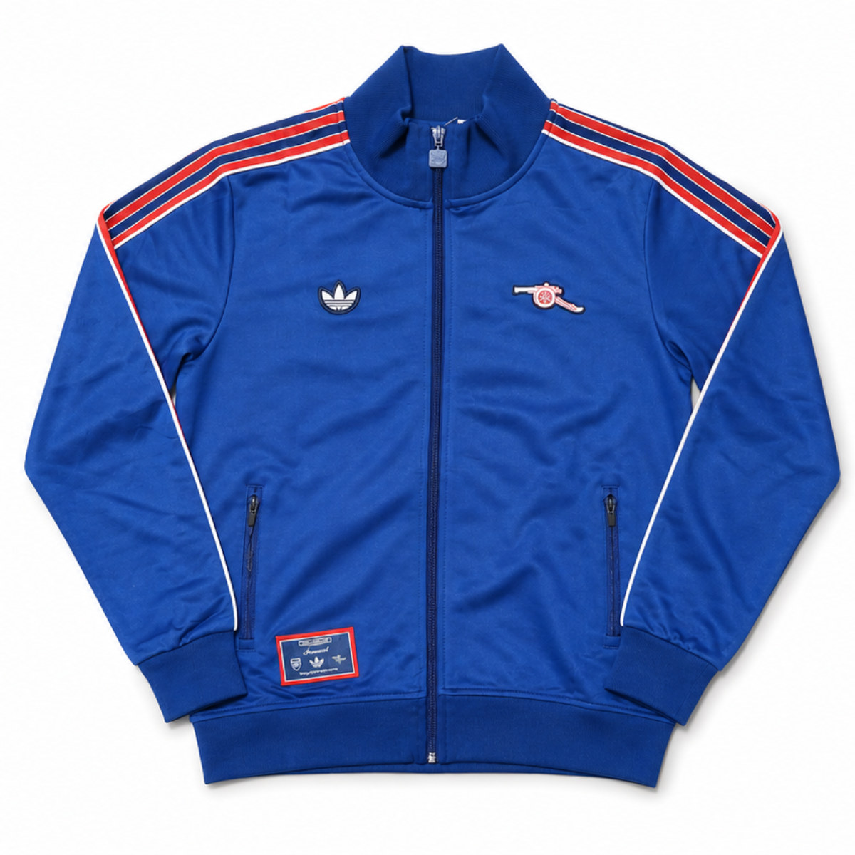 Blue 1998 Style Retro Track Jacket Front