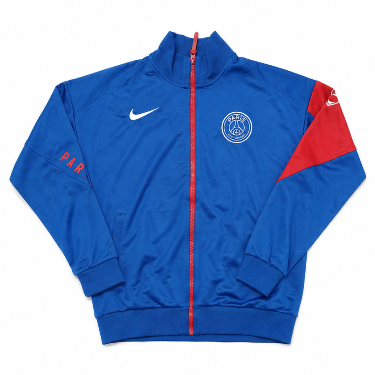 Blue and Red Nike Retro Track Jacket Front