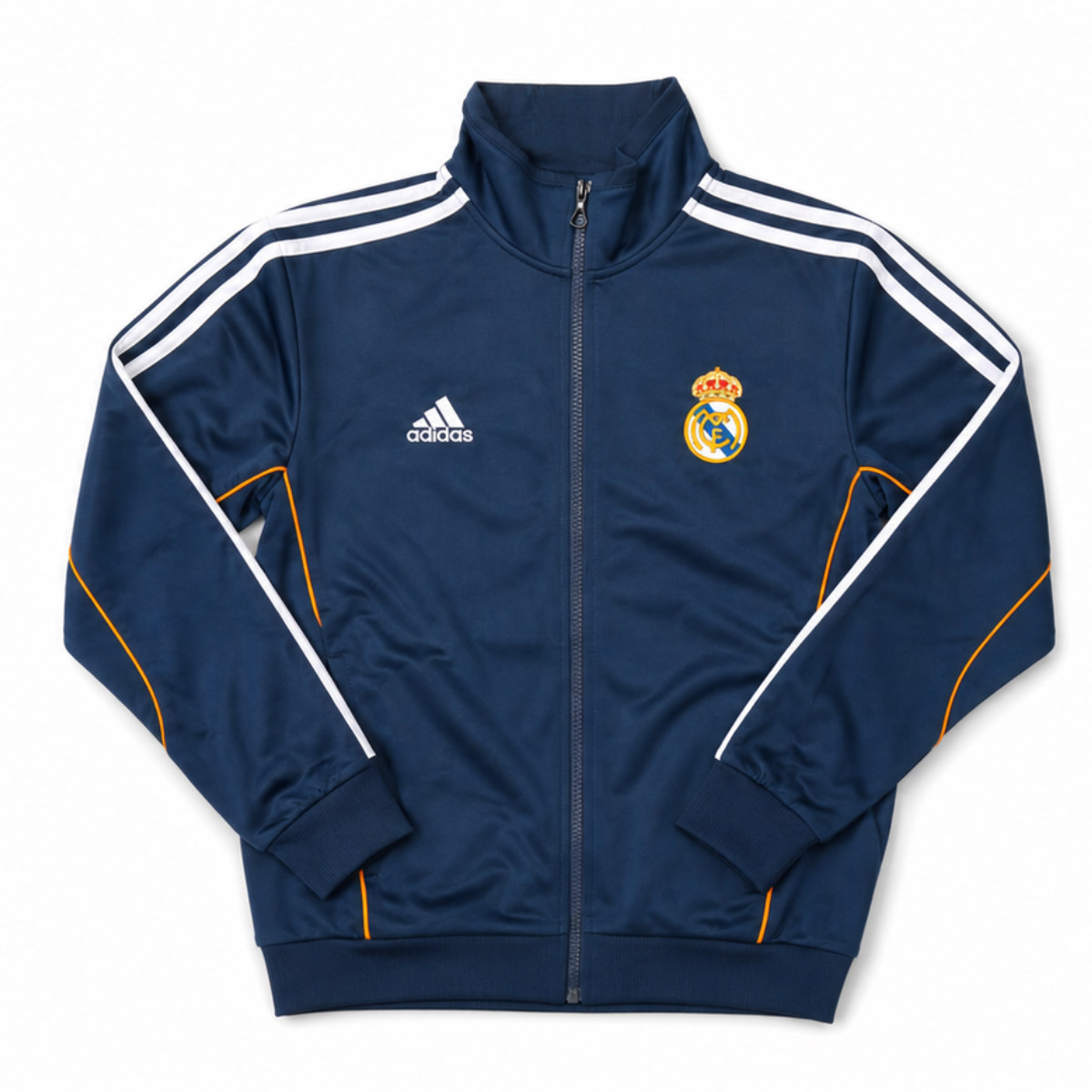 Navy Adidas Retro Track Jacket Front